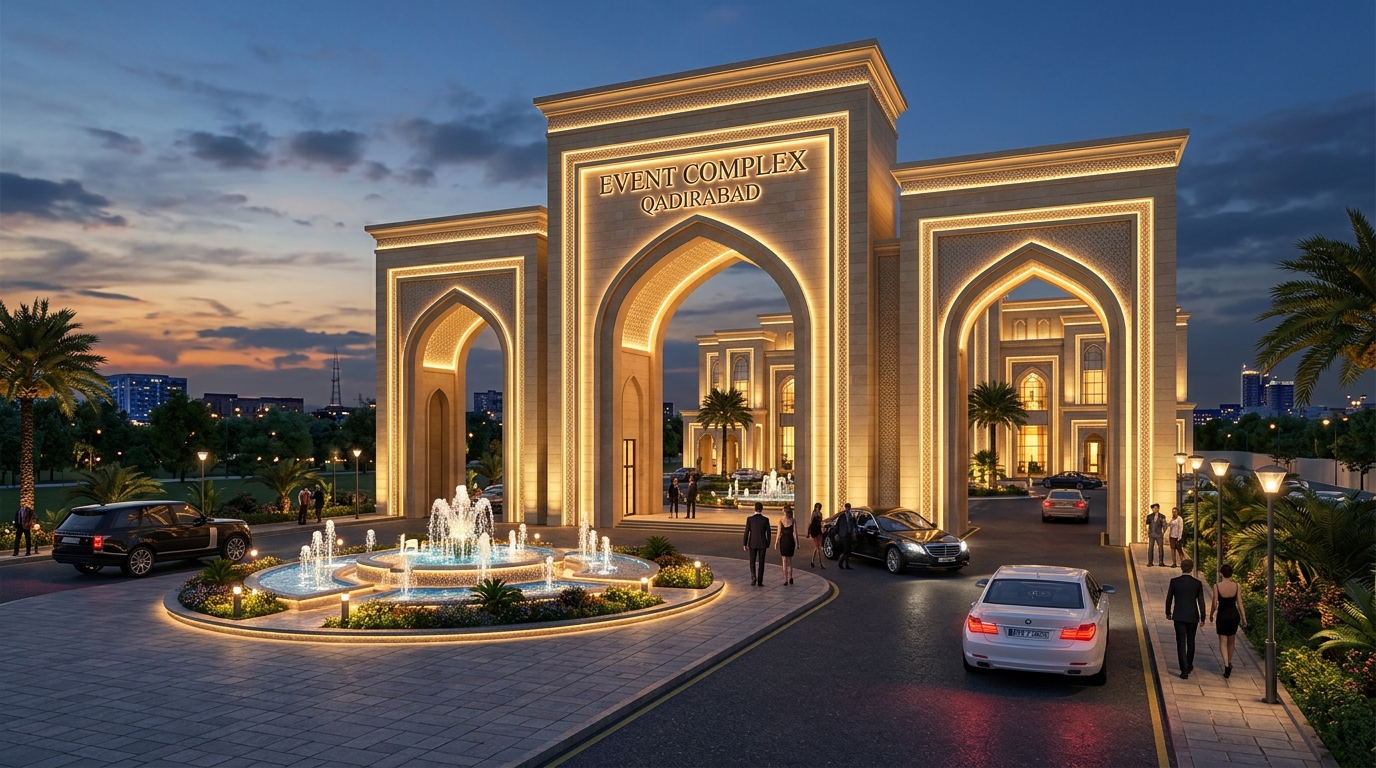 Event Complex Entrance Render